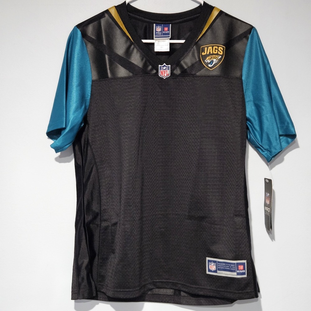 Pro Line Jacksonville Jaguars Women's Blank Jersey Size M Black